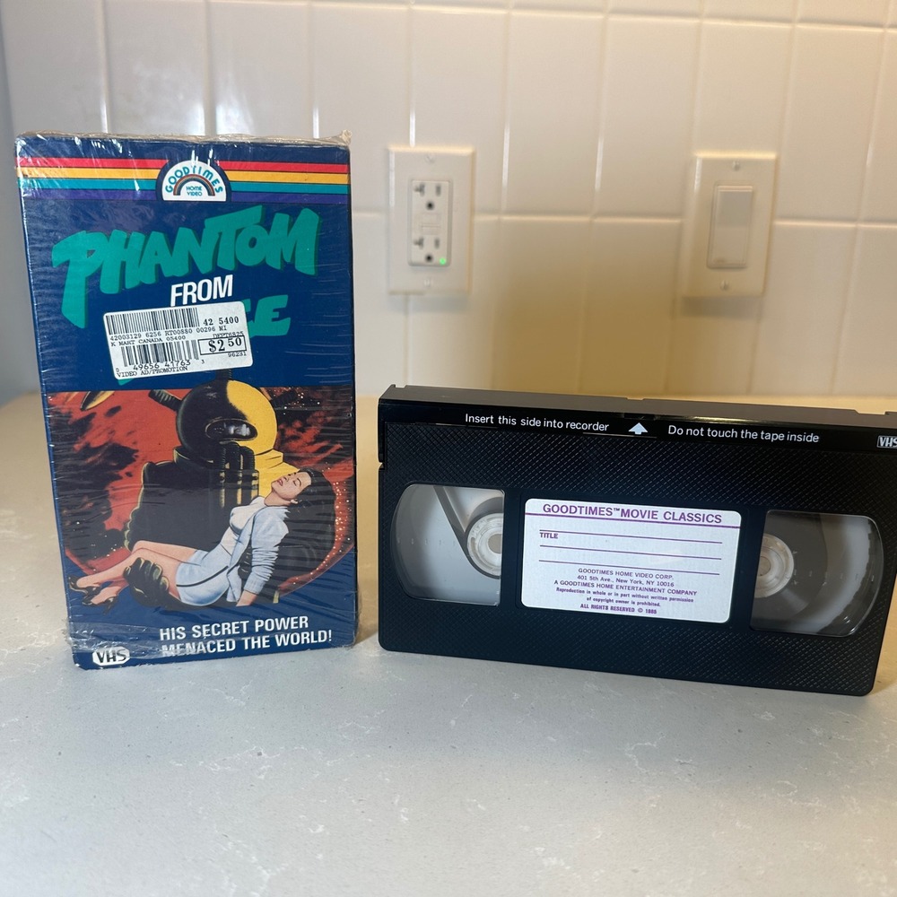 Phantom‎ From Space VHS Tape Goodtimes Home Video Corp 1987 Sci-Fi